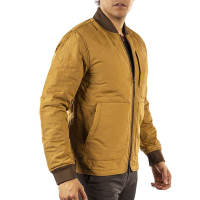 Jeremiah Men's Hedges Quilted Bomber Jacket - Large - Brass