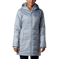Columbia Women's Mighty Lite Hooded Jacket - Small - Tradewinds Grey
