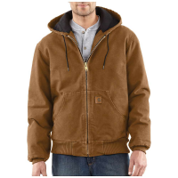 Carhartt Men's Quilted Flannel Lined Sandstone Active Jacket - 4XL Tall - Carhartt Brown
