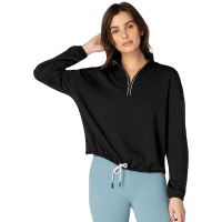 Beyond Yoga Women's By Request Cropped Pullover - Large - Black