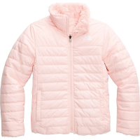 The North Face Girls' Reversible Mossbud Swirl Jacket - XL - Paradise Pink Wildflower Print
