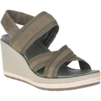 Merrell Women's Kaiteri Wedge Strap Sandal - 10 - Olive
