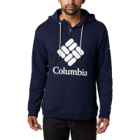 Columbia Men's Lodge French Terry Hoodie - XL - Collegiate Navy / White