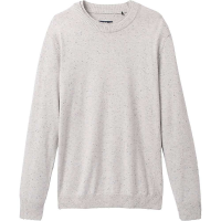 Prana Men's Driggs Crew Sweater - Slim - XL - Light Grey Heather