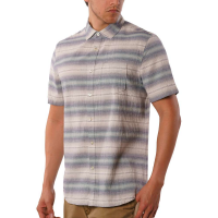Jeremiah Men's Gibson Textured Chambray Stripe SS Shirt - Small - Griffin