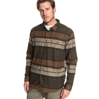 Quiksilver Men's Unfiltered Stoke Flannel - Small - Forest Night Unfiltered Stroke