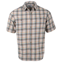 Mountain Khakis Men's Saluda Short Sleeve Classic Fit Shirt - Medium - Marsh