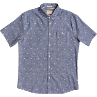 Quiksilver Men's Airbourne Fishes Shirt - Large - Estate Blue Airbourne Fishes