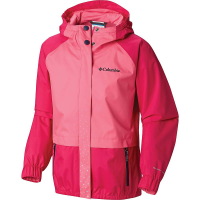 Columbia Girls' Splash S'more Rain Jacket - XL - Haute Pink / Wild Geranium