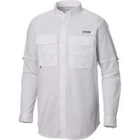 Columbia Men's Half Moon LS Shirt - XL - White