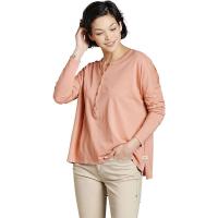 Toad & Co Women's Primo Henley LS Top - XS - Rose Dawn