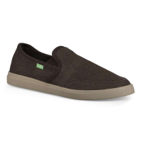 Sanuk Men's Vagabond Slip-On Sneaker Shoe - 10 - Brown