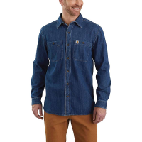 Carhartt Men's Denim LS Shirt - XL - Levee