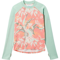 Columbia Youth Sandy Shores Printed LS Sunguard Top - XL - Nocturnal Magnolia Floral / Nocturnal