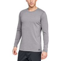 Under Armour Men's Fitted ColdGear Crew - XL - Charcoal Light Heather / Black