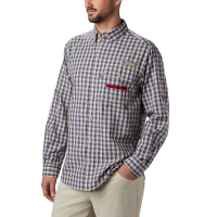 Columbia Men's Super Sharptail LS Shirt - Small - Beet Gingham