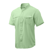 Huk Men's Tide Point Solid SS Shirt - Large - Key Lime
