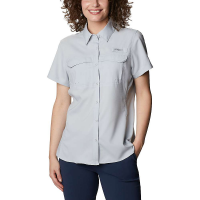 Columbia Women's Lo Drag SS Shirt - XL - Cirrus Grey