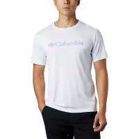 Columbia Men's Zero Rules SS Graphic Shirt - Medium - White Csc Topo Lines