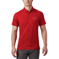 Columbia Men's Tech Trail Polo Shirt - XL - Mountain Red