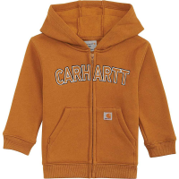 Carhartt Kids' Logo Fleece Zip Sweatshirt - 18M - Carharrt Brown