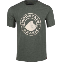 Mountain Khakis Men's Stamp T-Shirt - Small - Rainforest Heather