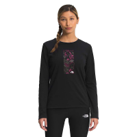 The North Face Women's Foundation Graphic Seasonal LS Top - XS - TNF Black