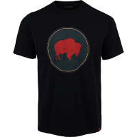 Mountain Khakis Men's Bison Patch T-Shirt - Medium - Heather Grey