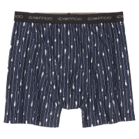 ExOfficio Men's Give-N-Go Printed Boxer Brief - Small - Navy Fish and Hook