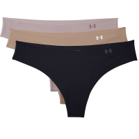 Under Armour Women's PS Thong Underwear - 3 Pack - Large - Nude / Nude / Nude