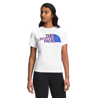 The North Face Women's New USA SS Tee - Small - TNF White / Multi - Color Print