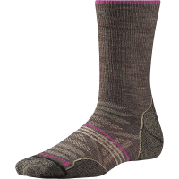 Smartwool Women's PhD Outdoor Light Crew Sock - Large - Taupe