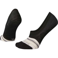 Smartwool Women's Sneaker Striped No Show Sock - Medium - Black