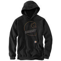 Carhartt Men's Loose Fit Midweight Cotton Graphic Sweatshirt - XL - Port