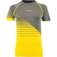 La Sportiva Men's Complex T-Shirt - Medium - Carbon Yellow