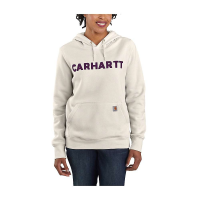 Carhartt Women's Relaxed Fit Midweight Logo Graphic Sweatshirt - XL - Malt
