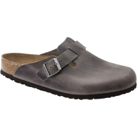 Birkenstock Women's Boston Soft Footbed Clog - 40 - Iron / Oiled Leather