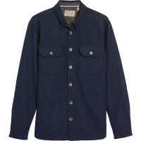 Jeremiah Men's Creek Wool Herringbone Shirt Jacket - Small - Admiral HTR