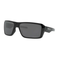 Oakley Double Edge Polarized Sunglasses - One Size - Matte Black / Prizm Deep Water Polarized