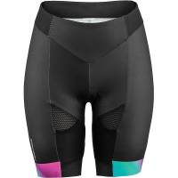 Louis Garneau Women's Aero Tri 9.5 Inch Short - XL - Neon Dark