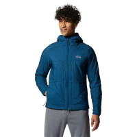 Mountain Hardwear Men's Kor Airshell Warm Full Zip Hoody - XL - Blue Slate