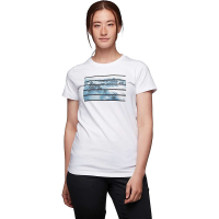 Black Diamond Women's Aerial View Tee - Large - White