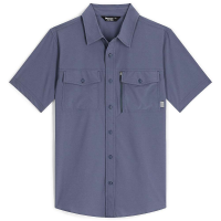 Outdoor Research Men's Way Station SS Shirt - Large - Naval Blue Heather