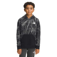 The North Face Boys' Printed Camp Fleece Pullover Hoodie - XL - TNF Black Topographic Map Print