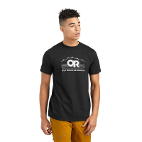 Outdoor Research Men's OR Advocate SS Tee - XL - Black / White