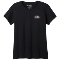 Outdoor Research Women's OR Advocate SS Tee - Large - Naval Blue Heather
