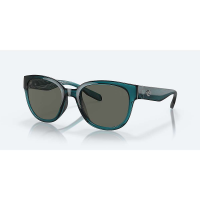 Costa Del Mar Salina Polarized Sunglasses - One Size - Teal / Grey 580G