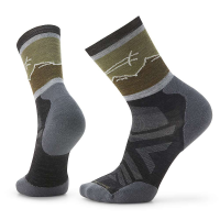 Smartwool Men's Athlete Edition Approach Crew Sock - Large - Charcoal