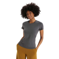 Icebreaker Women's Central Classic SS Tee - Large - Espresso