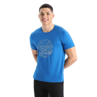 Icebreaker Men's Tech Lite II SS Tee - Pump Track - XL - Lazurite